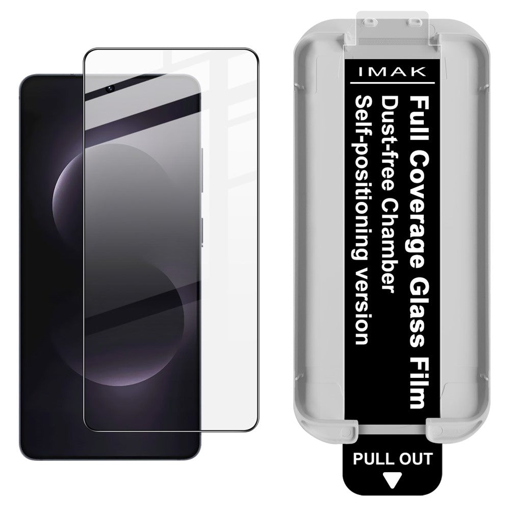 Full Coverage Shockproof Tempered Glass Screen Protector with Installation Tool IMAK For Samsung Galaxy S26 Ultra