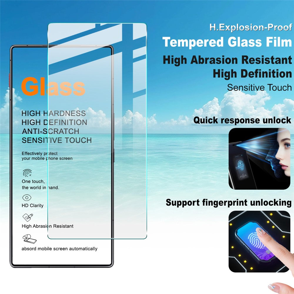 Tempered Glass Screen Protector IMAK H Series For ZTE nubia RedMagic 11 Air 5G
