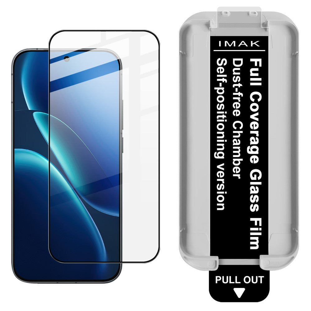 (3-Pack) Full Coverage Shockproof Tempered Glass Screen Protector with Installation Tool IMAK For vivo iQOO Z11 Turbo 5G