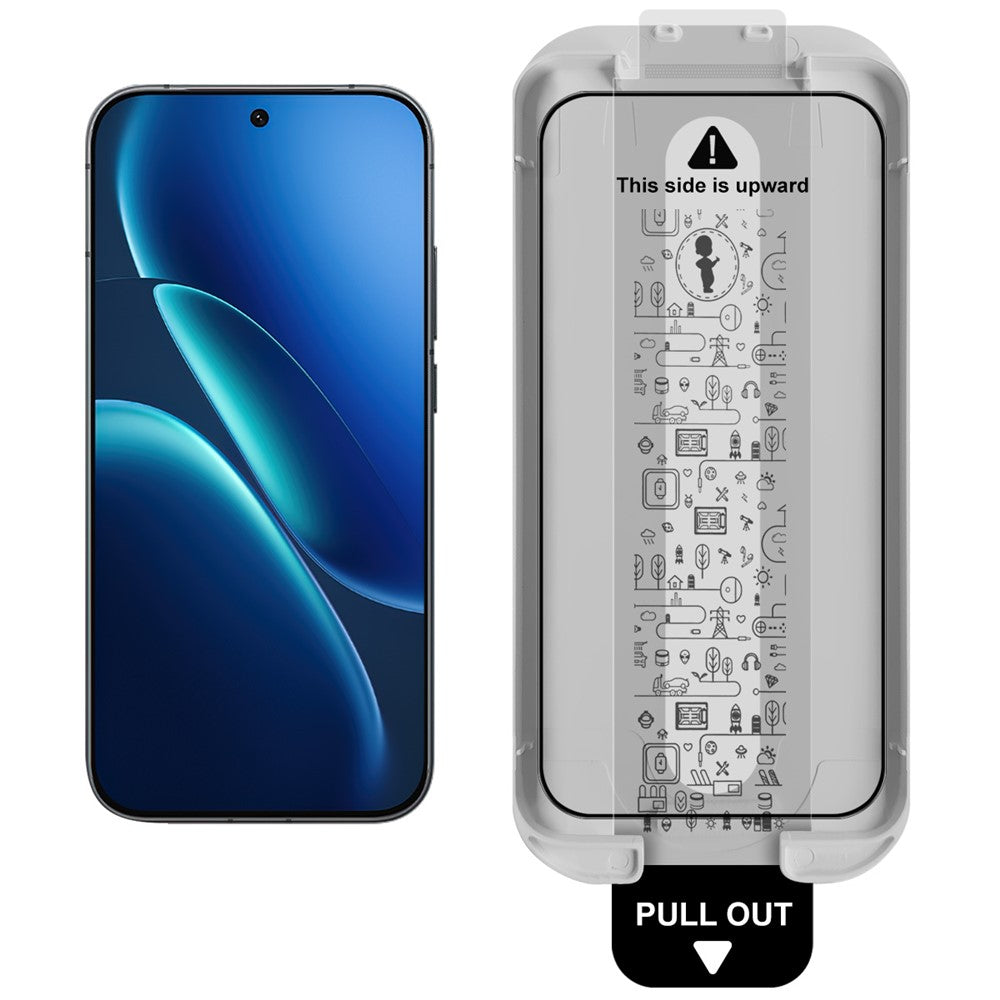 Full Coverage Shockproof Tempered Glass Screen Protector with Installation Tool IMAK For vivo iQOO Z11 Turbo 5G