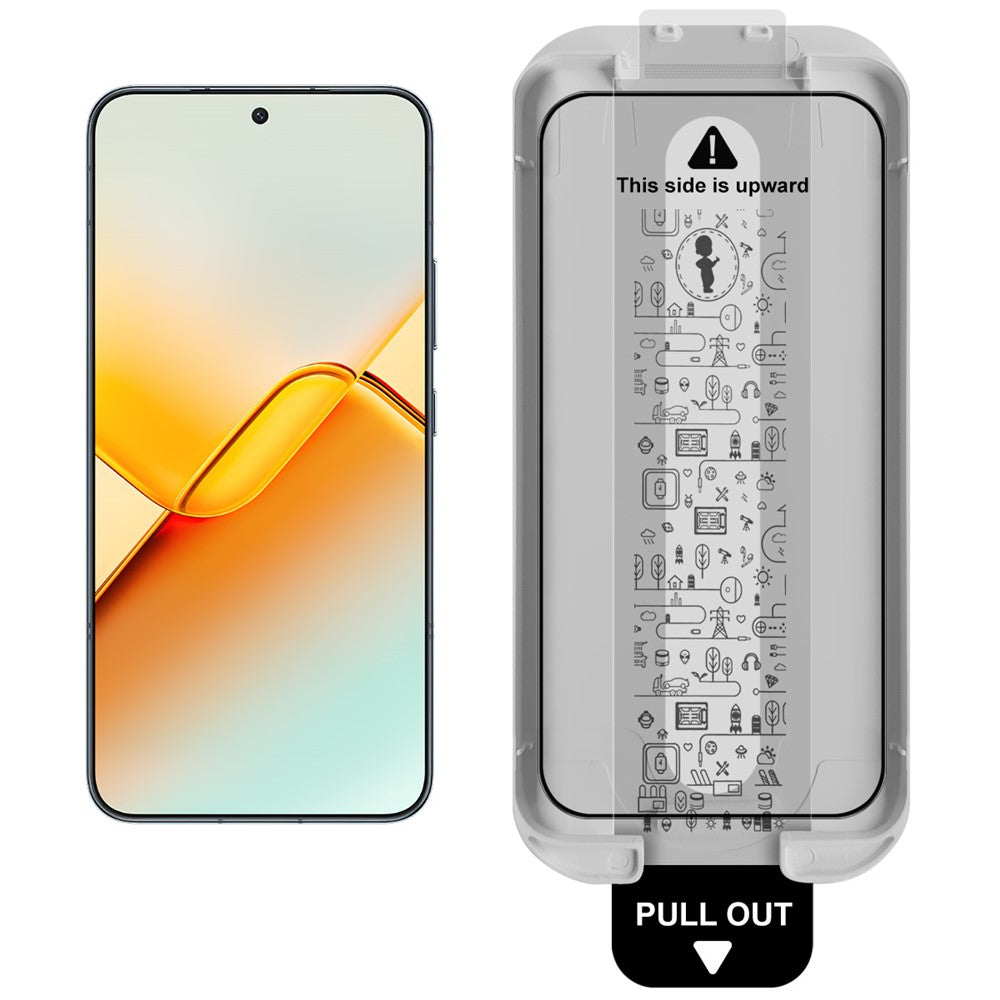 (3-Pack) Full Coverage Shockproof Tempered Glass Screen Protector with Installation Tool IMAK For Honor Power2 5G