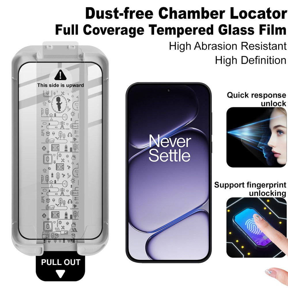 Full Glue HD Tempered Glass Screen Protector with Installation Tool IMAK For OnePlus Turbo 6 5G / Turbo 6V 5G / Nord 6 5G