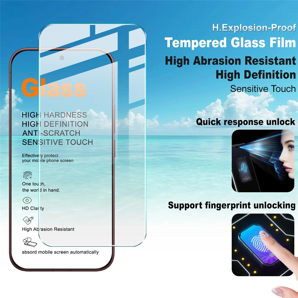 Case Compatible Tempered Glass Screen Protector IMAK H Series For vivo V70 5G / V70 Elite 5G
