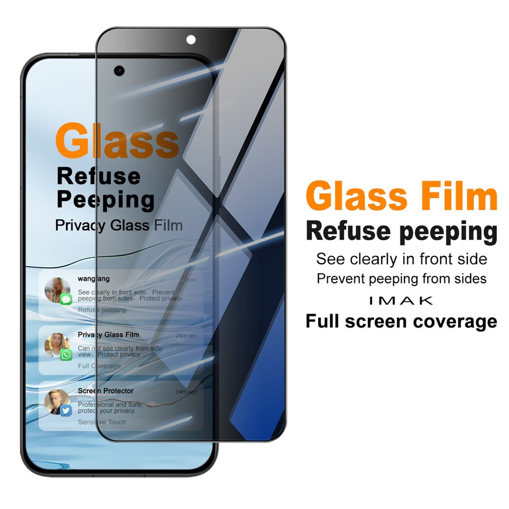 Privacy Tempered Glass Screen Protector IMAK For Vivo iQOO 15 Ultra 5G