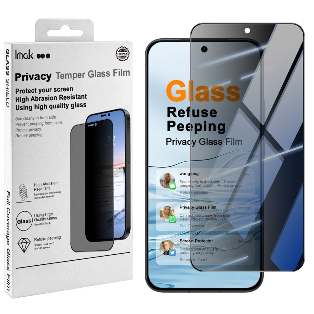 Privacy Tempered Glass Screen Protector IMAK For Vivo iQOO 15 Ultra 5G