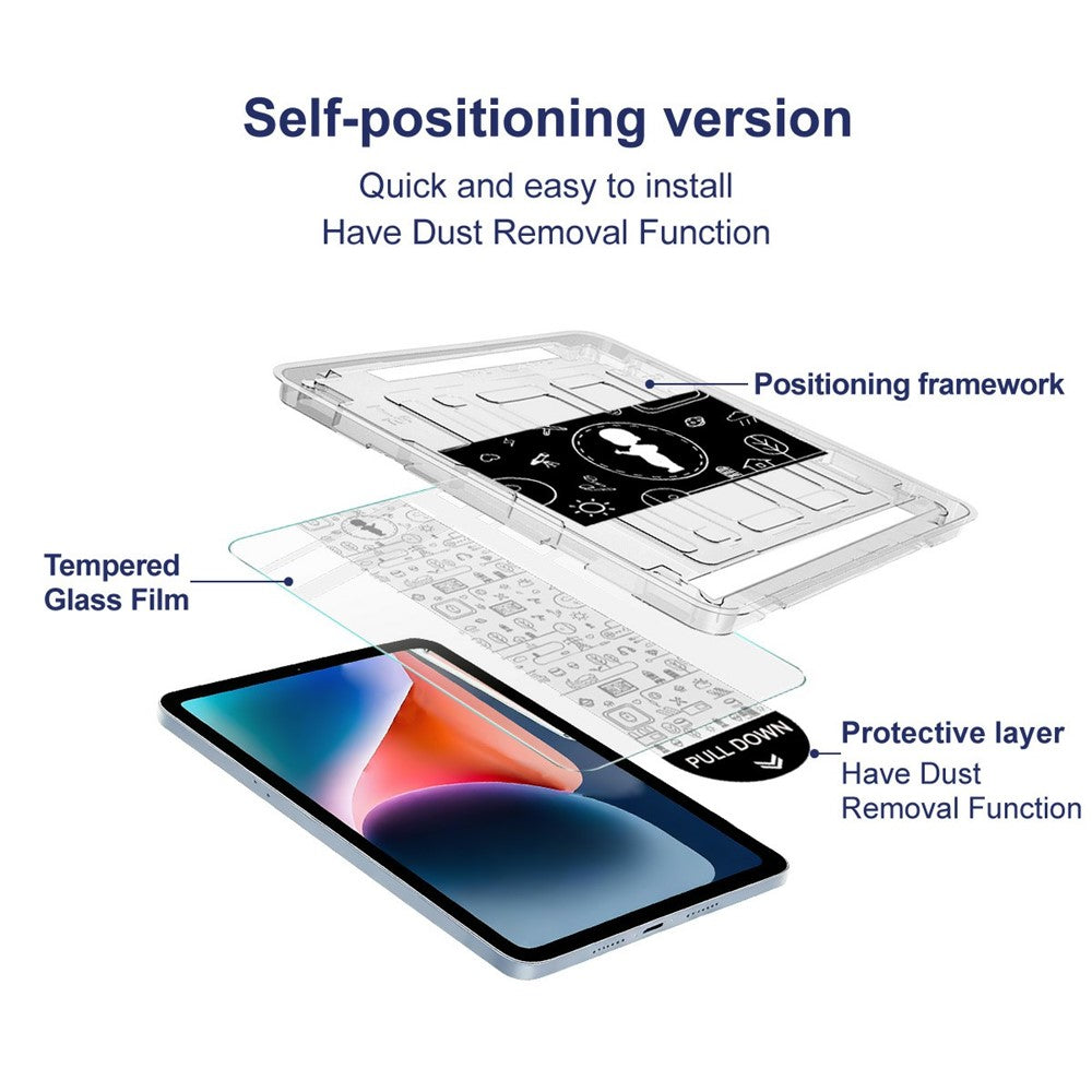 HD Tempered Glass Screen Protector IMAK With Instllation Tool For Samsung Galaxy Tab A9+