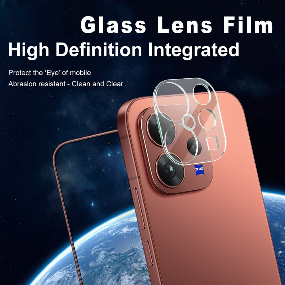 Tempered Glass Camera Lens Protector + Acrylic Lens Cap IMAK For vivo V70 5G / V70 Elite 5G
