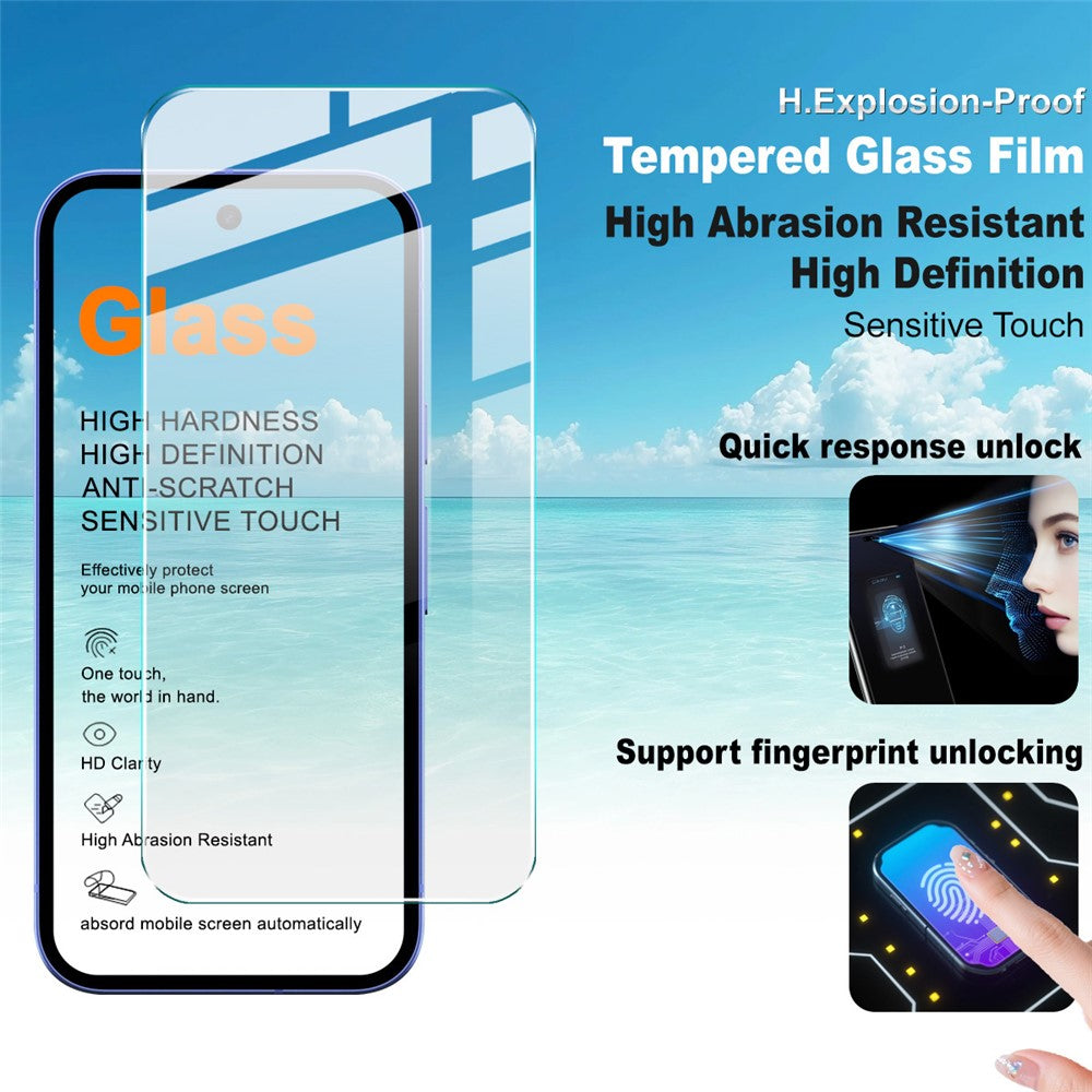 Tempered Glass Screen Protector IMAK H Series For Google Pixel 10a