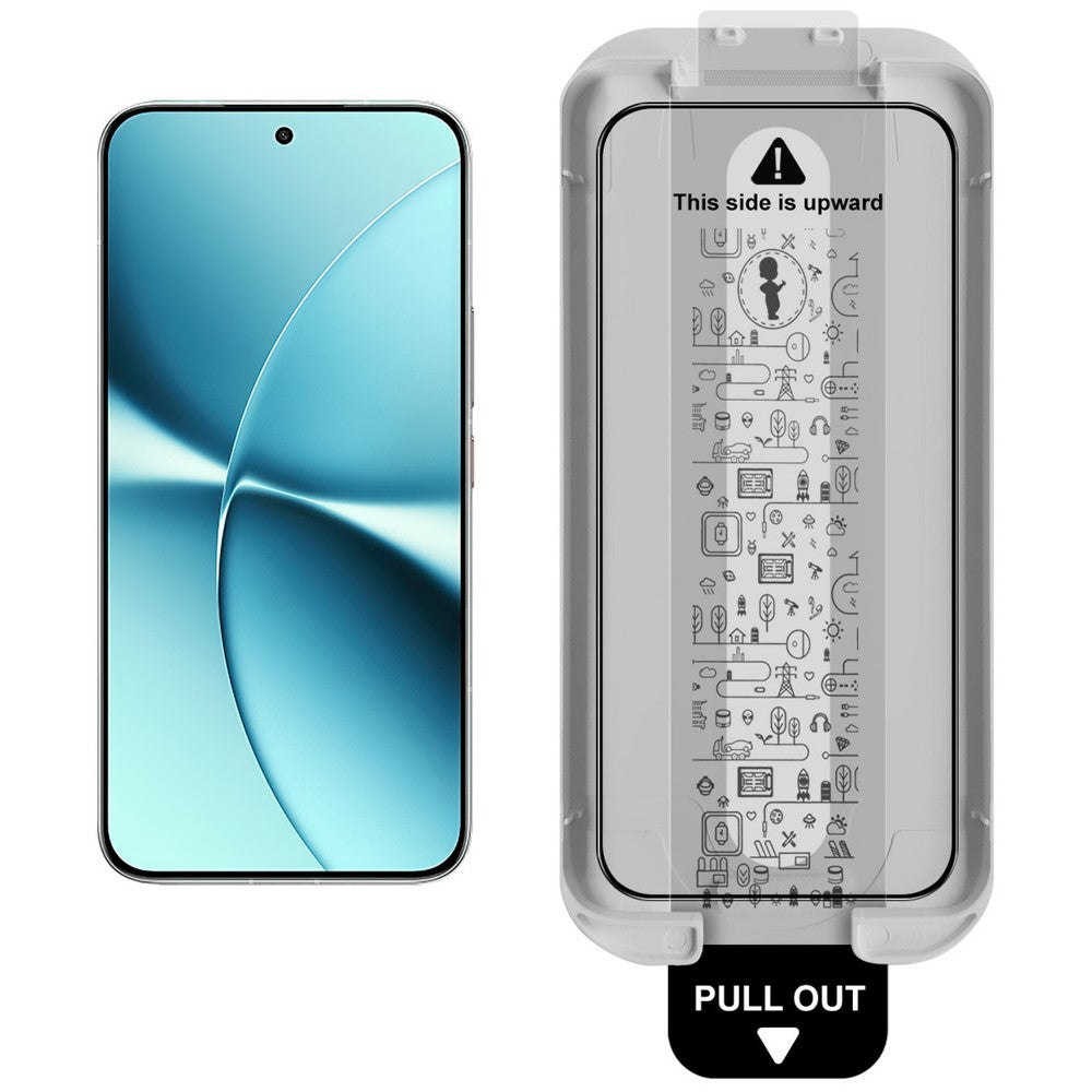 (3-Pack) Full Coverage Shockproof Tempered Glass Screen Protector with Installation Tool IMAK For Xiaomi Redmi Turbo 5 5G / Poco X8 Pro 5G