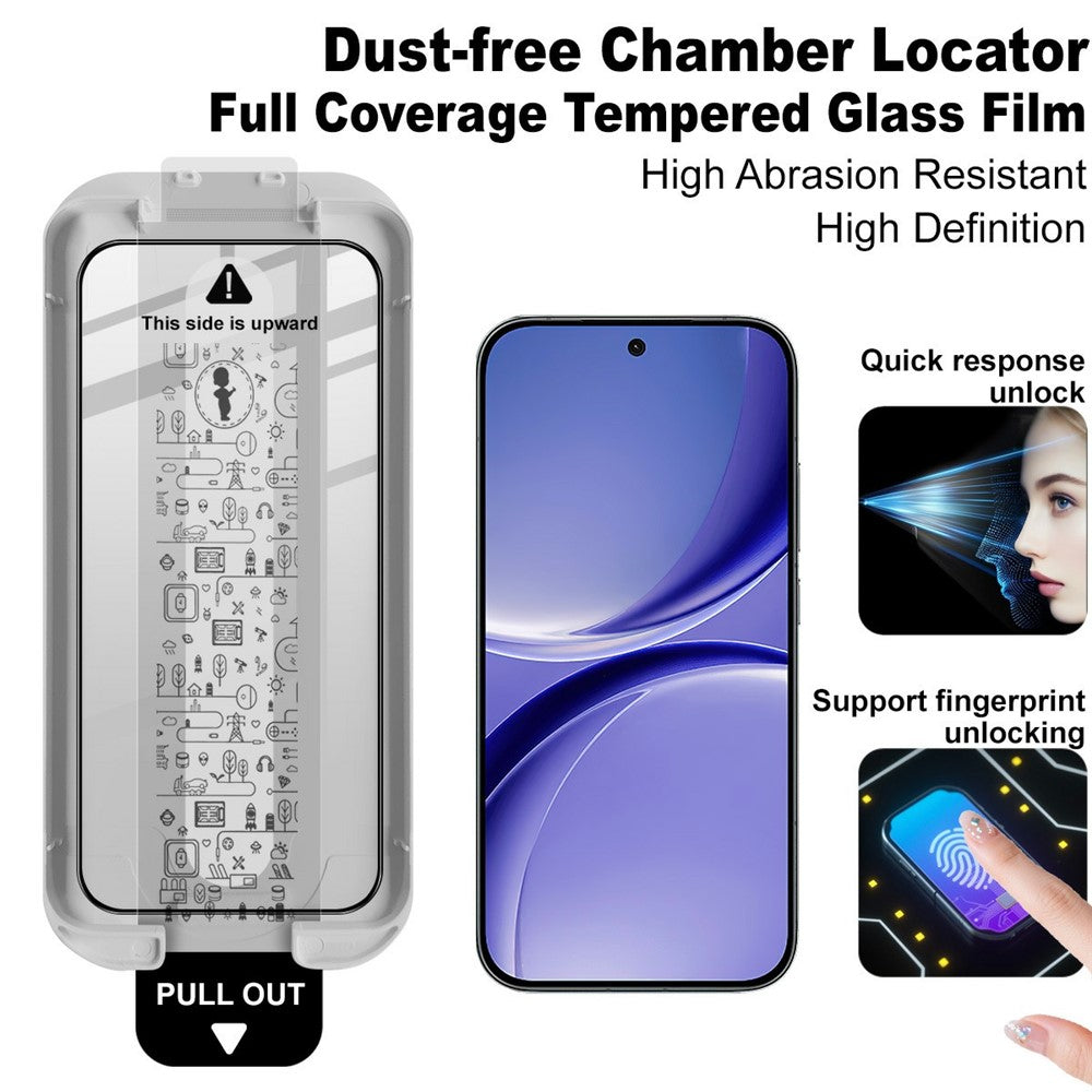 Full Coverage Shockproof Tempered Glass Screen Protector with Installation Tool IMAK for Xiaomi Redmi Turbo 5 Max 5G / Poco X8 Pro Max 5G