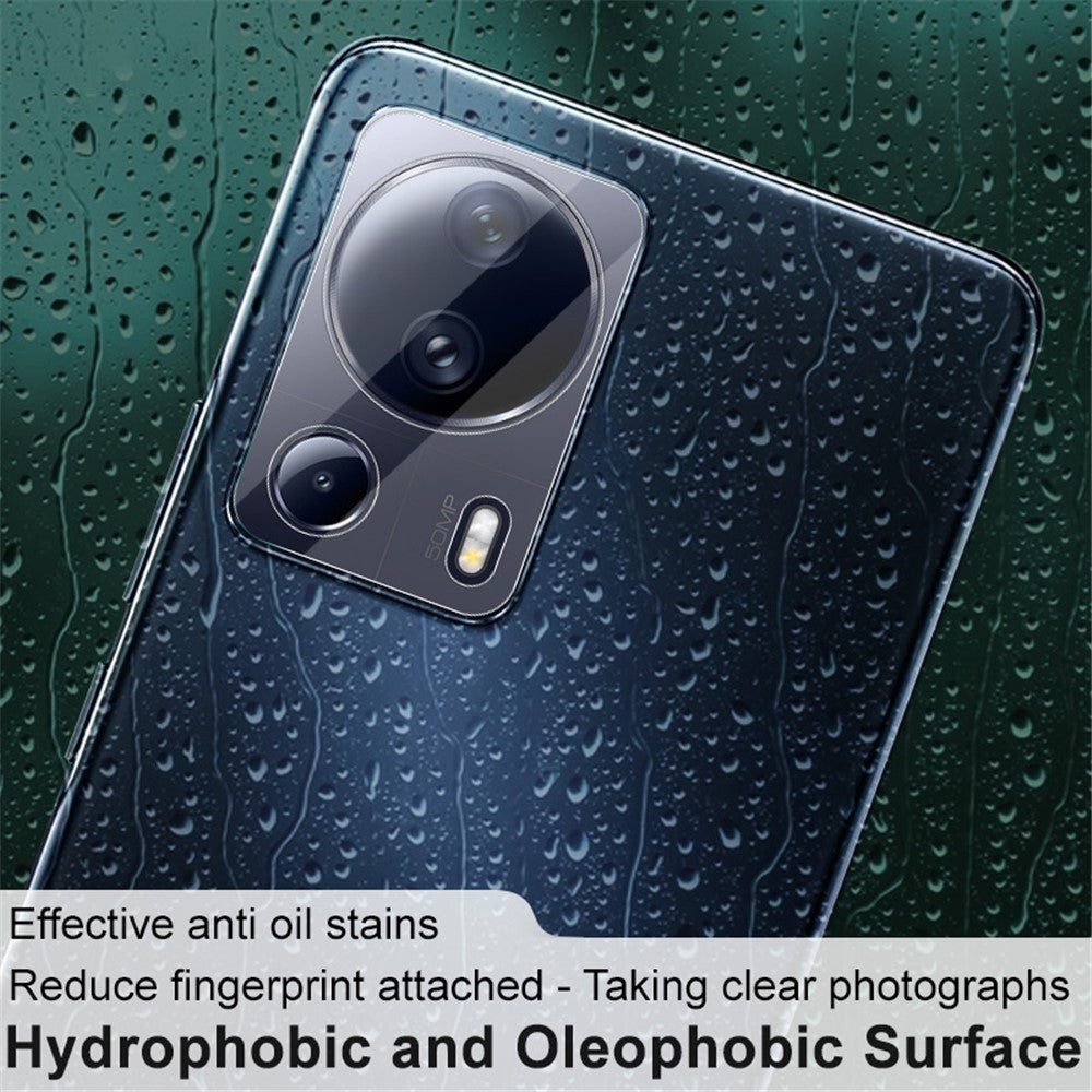 Tempered Glass Camera Lens Film+Acrylic Lens Cap IMAK For Xiaomi 13 Lite / Civi 2 5G