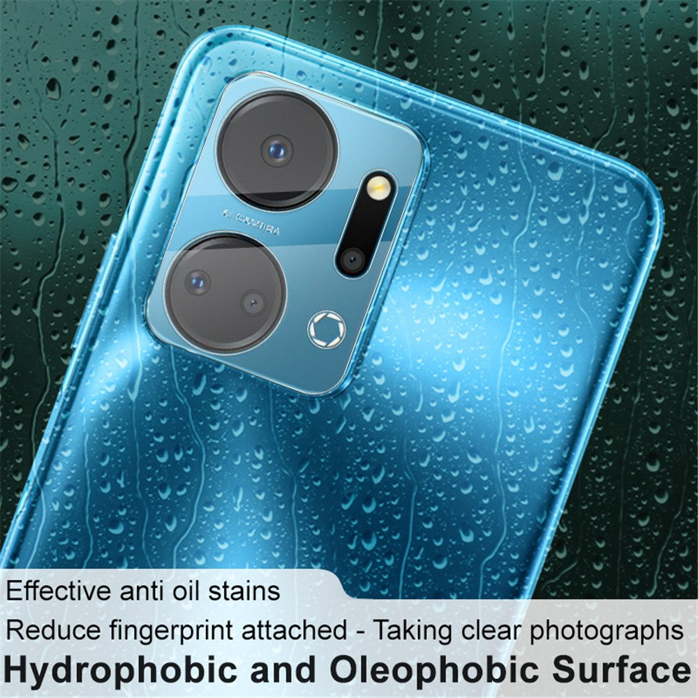 Tempered Glass HD Camera Lens Film + Acrylic Lens Cap IMAK for Honor X7a 4G