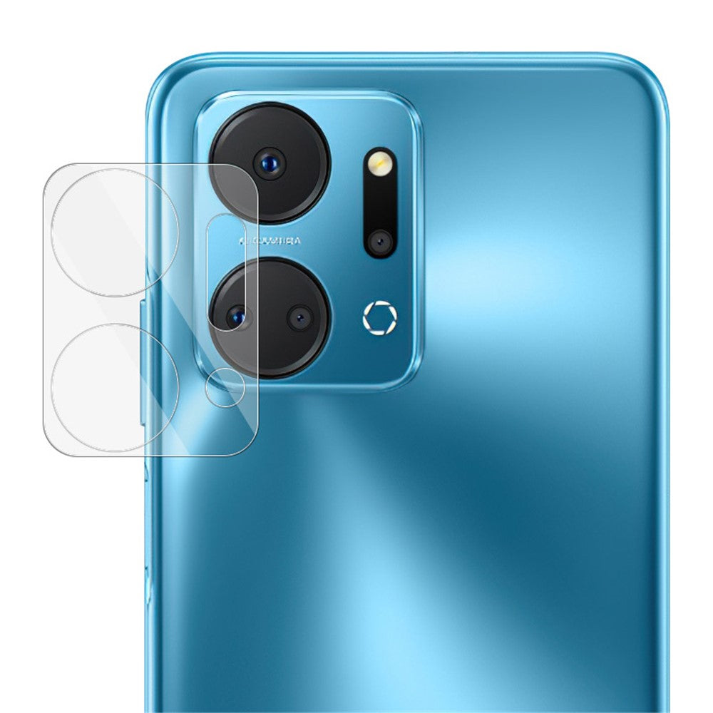 Tempered Glass HD Camera Lens Film + Acrylic Lens Cap IMAK for Honor X7a 4G