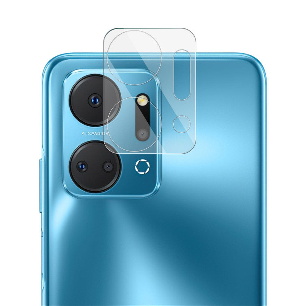 Tempered Glass HD Camera Lens Film + Acrylic Lens Cap IMAK for Honor X7a 4G