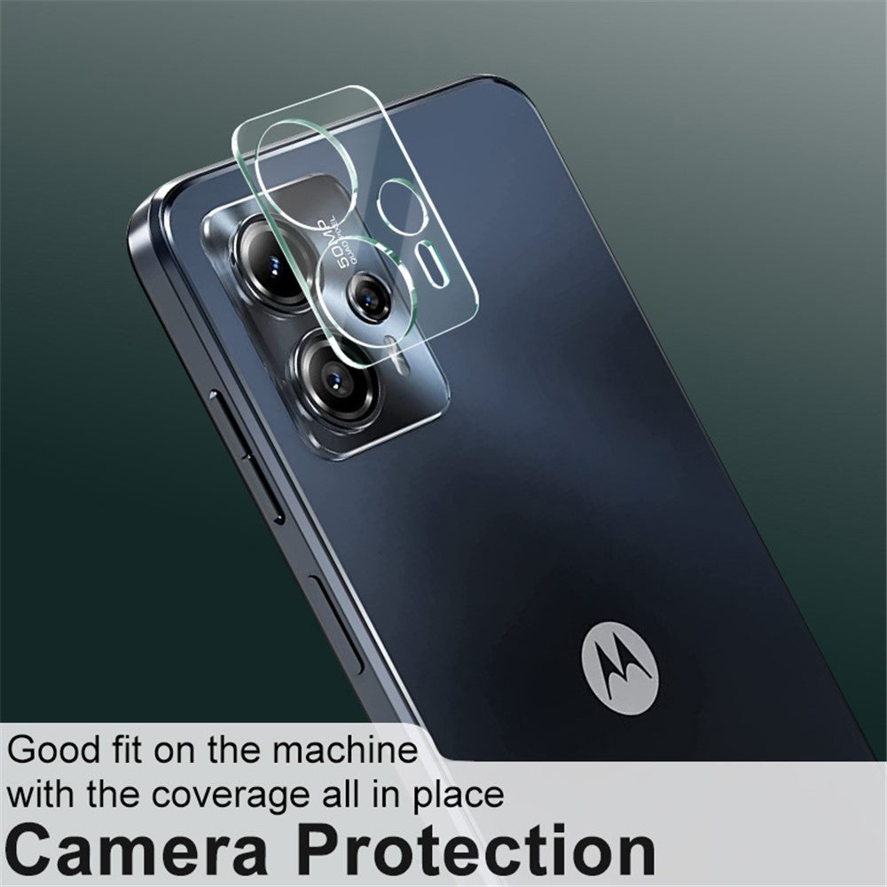 Tempered Glass Camera Lens Protector with Acrylic Lens Cap IMAK For Motorola Moto G13 4G / G23 4G