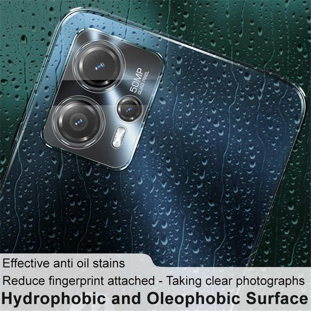 Tempered Glass Camera Lens Protector with Acrylic Lens Cap IMAK For Motorola Moto G13 4G / G23 4G