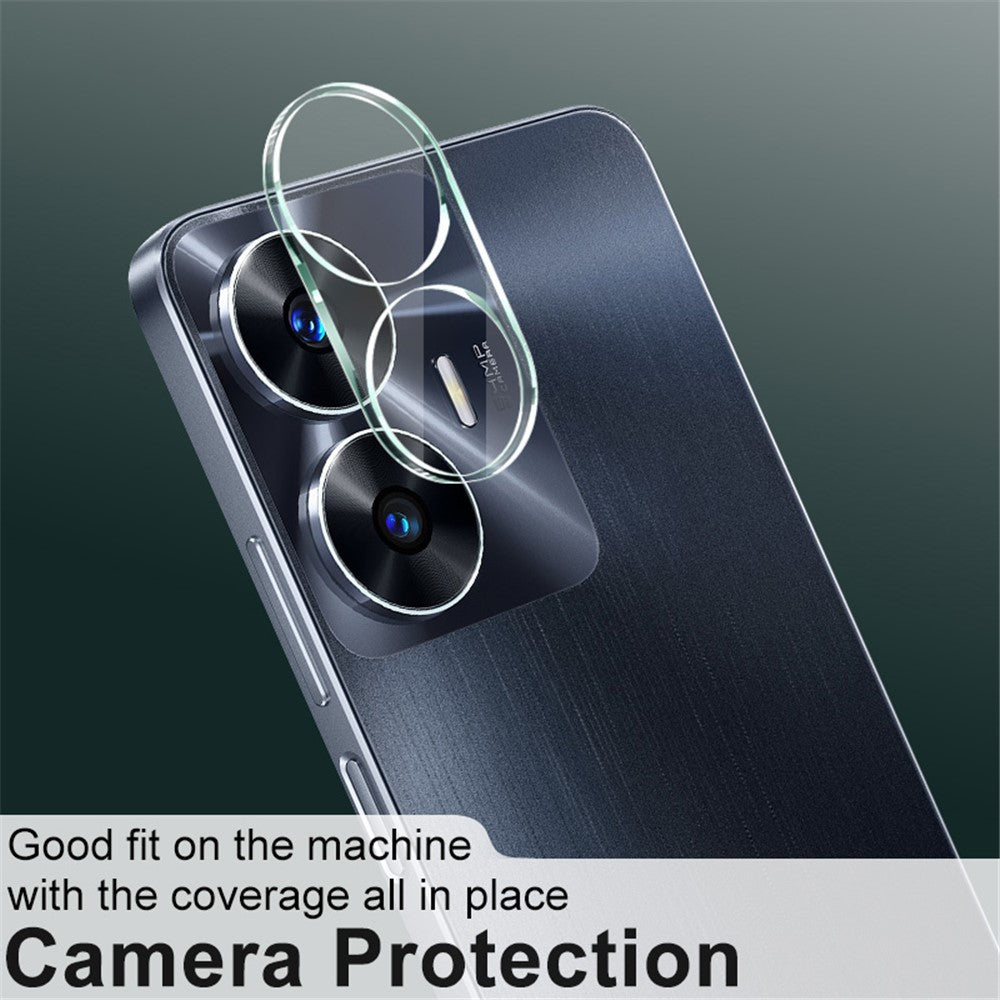 Tempered Glass HD Camera Lens Film + Acrylic Lens Cap IMAK For Realme C55