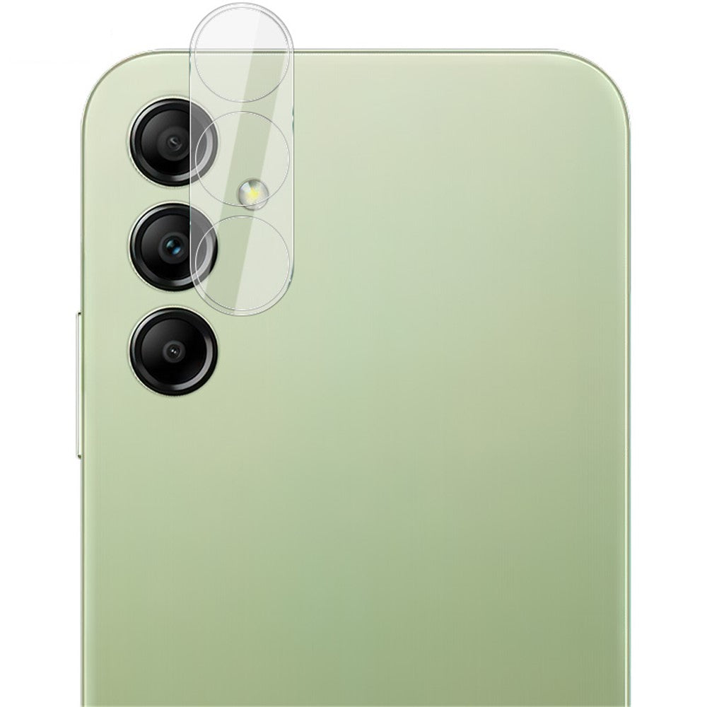 Tempered Glass Camera Lens Film+Acrylic Lens Cap IMAK For Samsung Galaxy A24 4G (162.1 x 77.6 x 8.3mm)