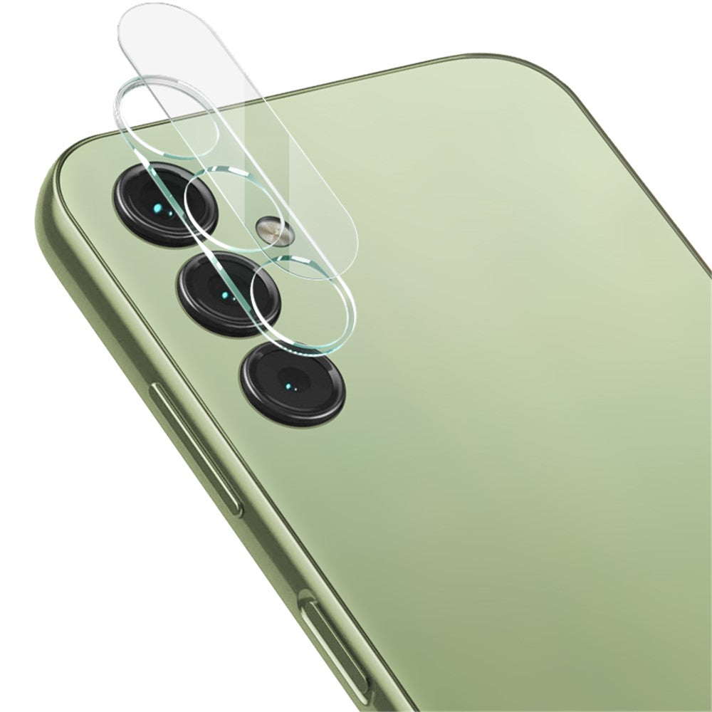 Tempered Glass Camera Lens Film+Acrylic Lens Cap IMAK For Samsung Galaxy A24 4G (162.1 x 77.6 x 8.3mm)