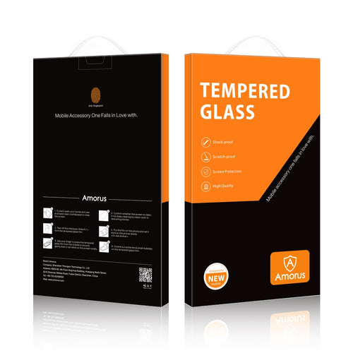 AMORUS Crystal Clear Tempered Glass Screen Protector for For iPhone 14 Pro Max