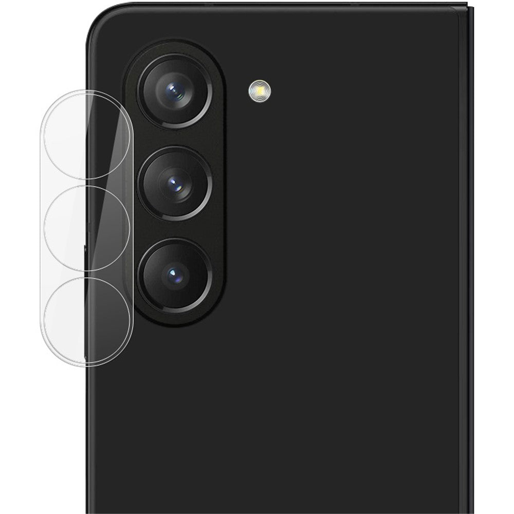 IMAK For Samsung Galaxy Z Fold5 5G HD Clear Integrated Camera Lens Film Clear Tempered Glass Lens Protector + Acrylic Lens Cap