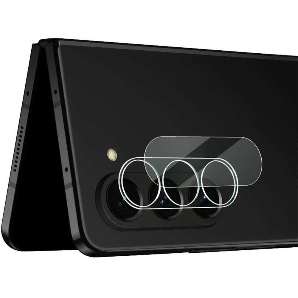 IMAK For Samsung Galaxy Z Fold5 5G HD Clear Integrated Camera Lens Film Clear Tempered Glass Lens Protector + Acrylic Lens Cap