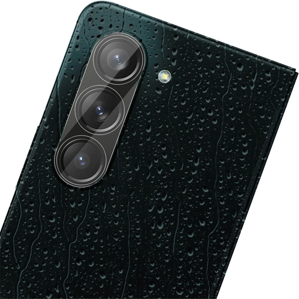 IMAK For Samsung Galaxy Z Fold5 5G HD Clear Integrated Camera Lens Film Clear Tempered Glass Lens Protector + Acrylic Lens Cap