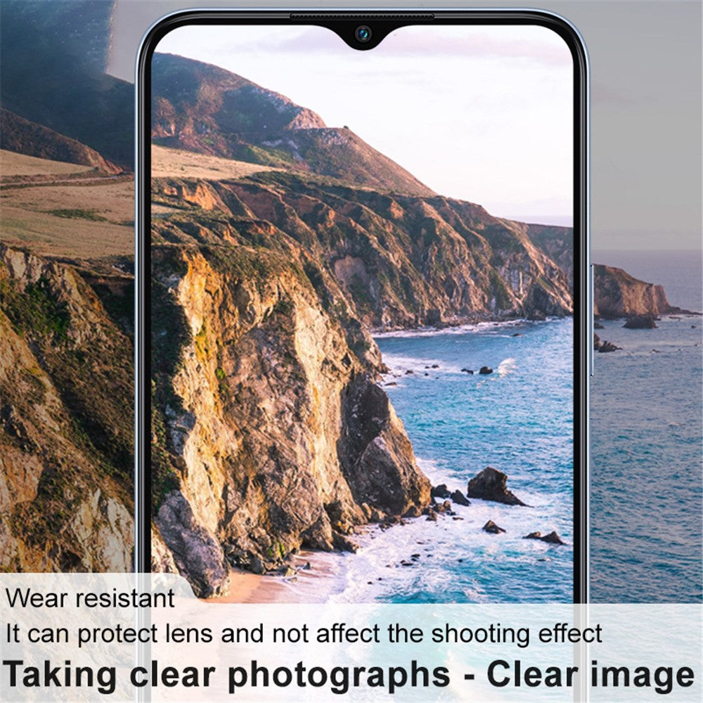 Clear Integrated Tempered Glass + Acrylic Lens Cap Camera Lens Protector IMAK For Honor 70 Lite 5G