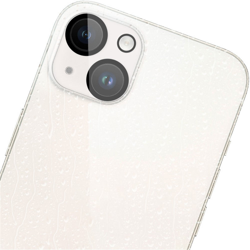 Tempered Glass HD Camera Lens Film + Acrylic Lens Cap IMAK For iPhone 15 / 15 Plus
