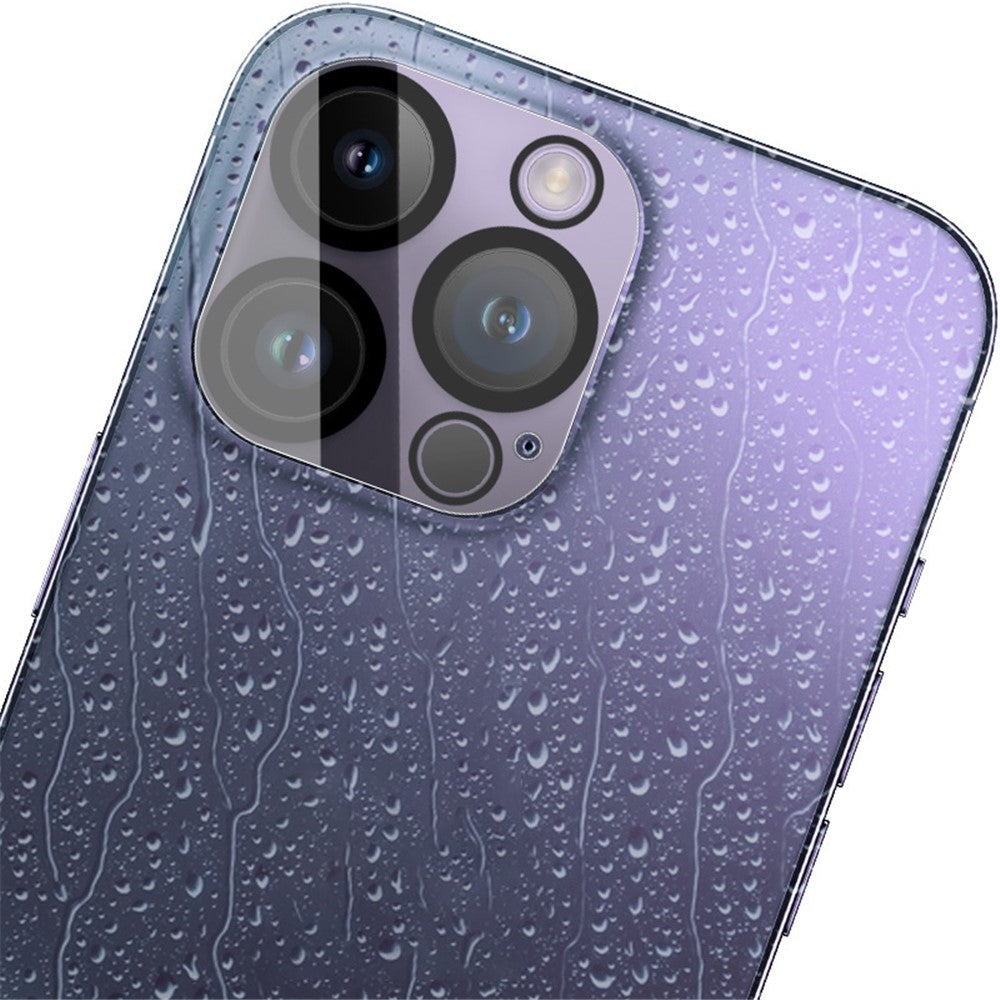 Tempered Glass HD Camera Lens Film + Acrylic Lens Cap IMAK For iPhone 15 Pro / 15 Pro Max