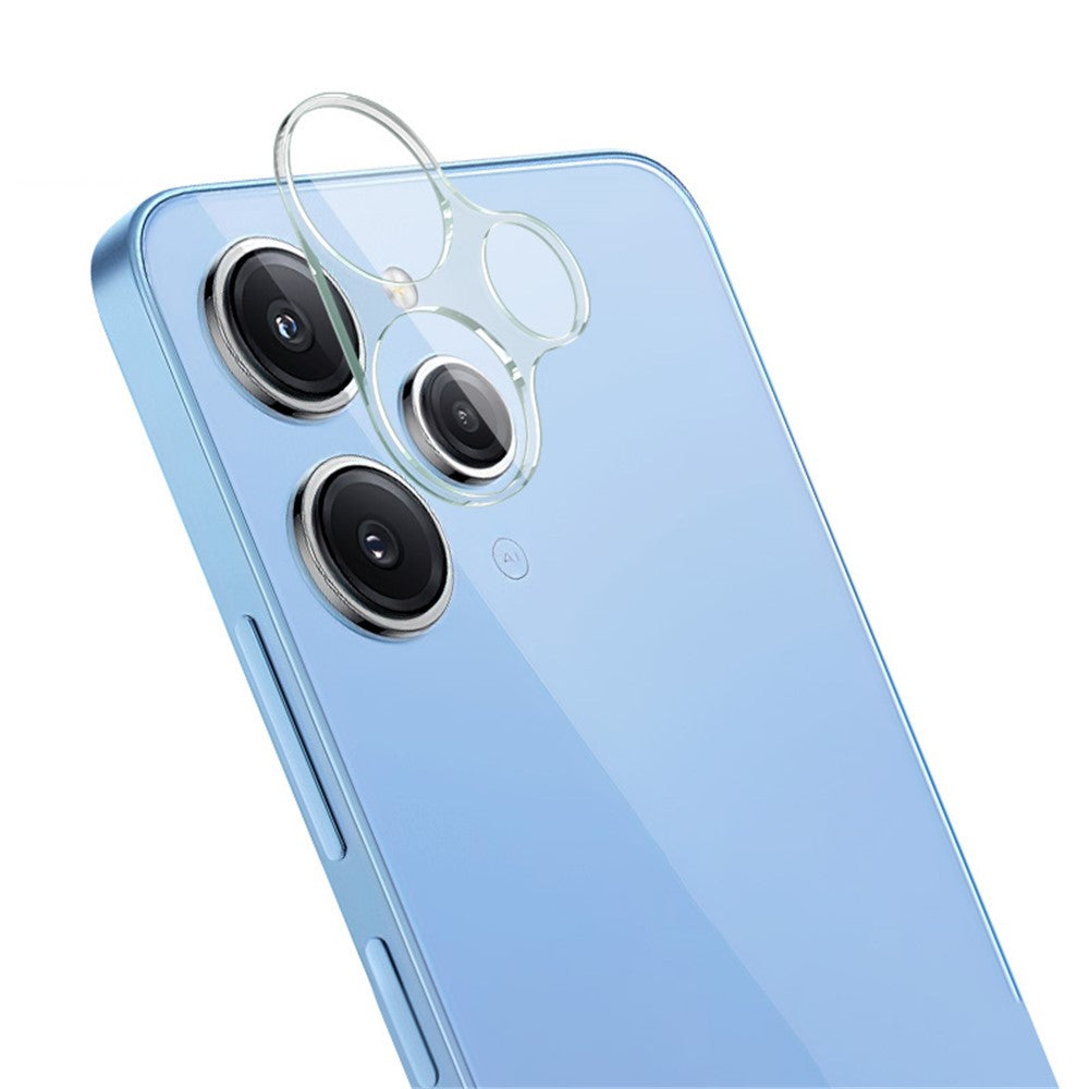 Tempered Glass Camera Lens Film+Acrylic Lens Cap IMAK Lens Protector for Xiaomi Redmi 12 4G