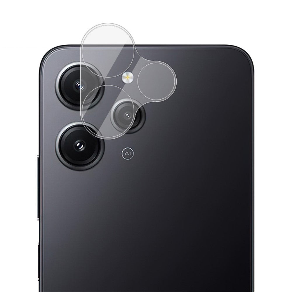 Tempered Glass Camera Lens Film+Acrylic Lens Cap IMAK Lens Protector for Xiaomi Redmi 12 4G