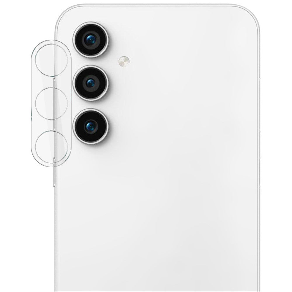 IMAK for Samsung Galaxy S23 FE HD Clear Lens Protector Integrated Tempered Glass Lens Film + Acrylic Lens Cap