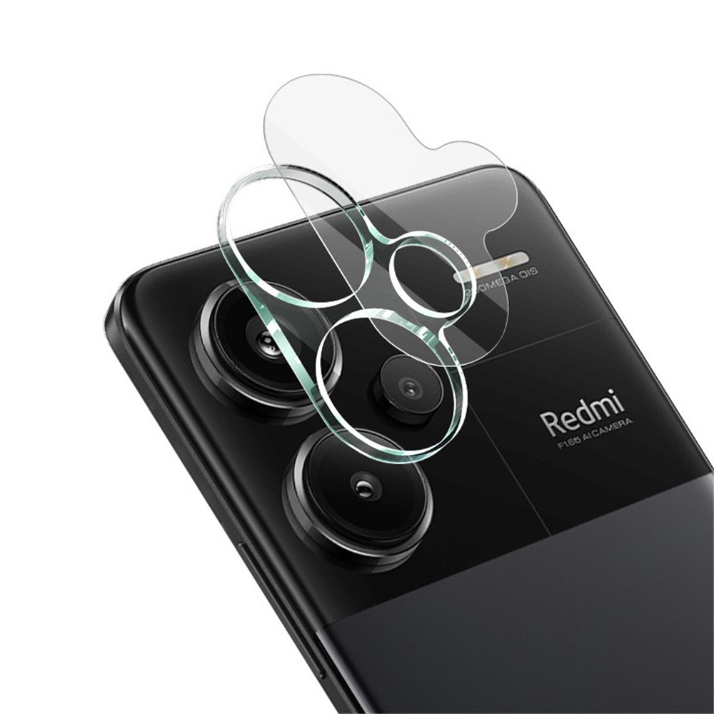 Tempered Glass Camera Lens Film+Acrylic Lens Cap IMAK For Xiaomi Redmi Note 13 Pro+