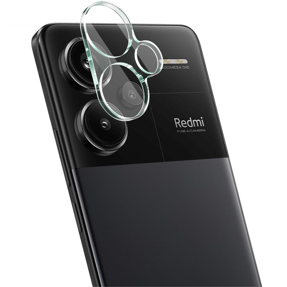 Tempered Glass Camera Lens Film+Acrylic Lens Cap IMAK For Xiaomi Redmi Note 13 Pro+