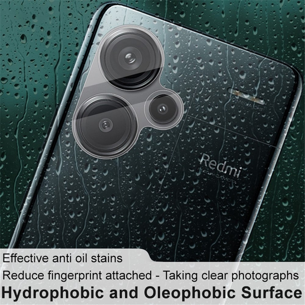 Tempered Glass Camera Lens Film+Acrylic Lens Cap IMAK For Xiaomi Redmi Note 13 Pro+