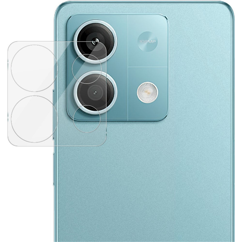 Tempered Glass Camera Lens Film+Acrylic Lens Cap IMAK For Xiaomi Redmi Note 13 5G