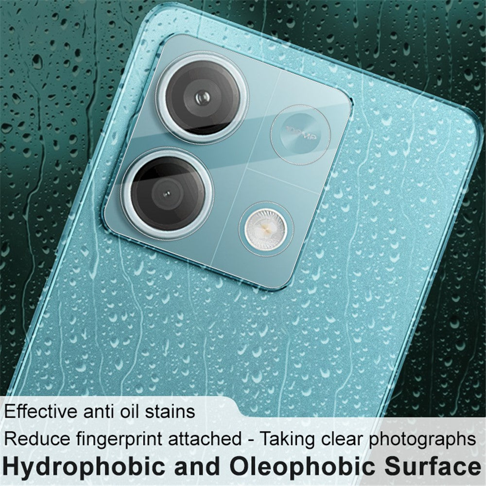 Tempered Glass Camera Lens Film+Acrylic Lens Cap IMAK For Xiaomi Redmi Note 13 5G
