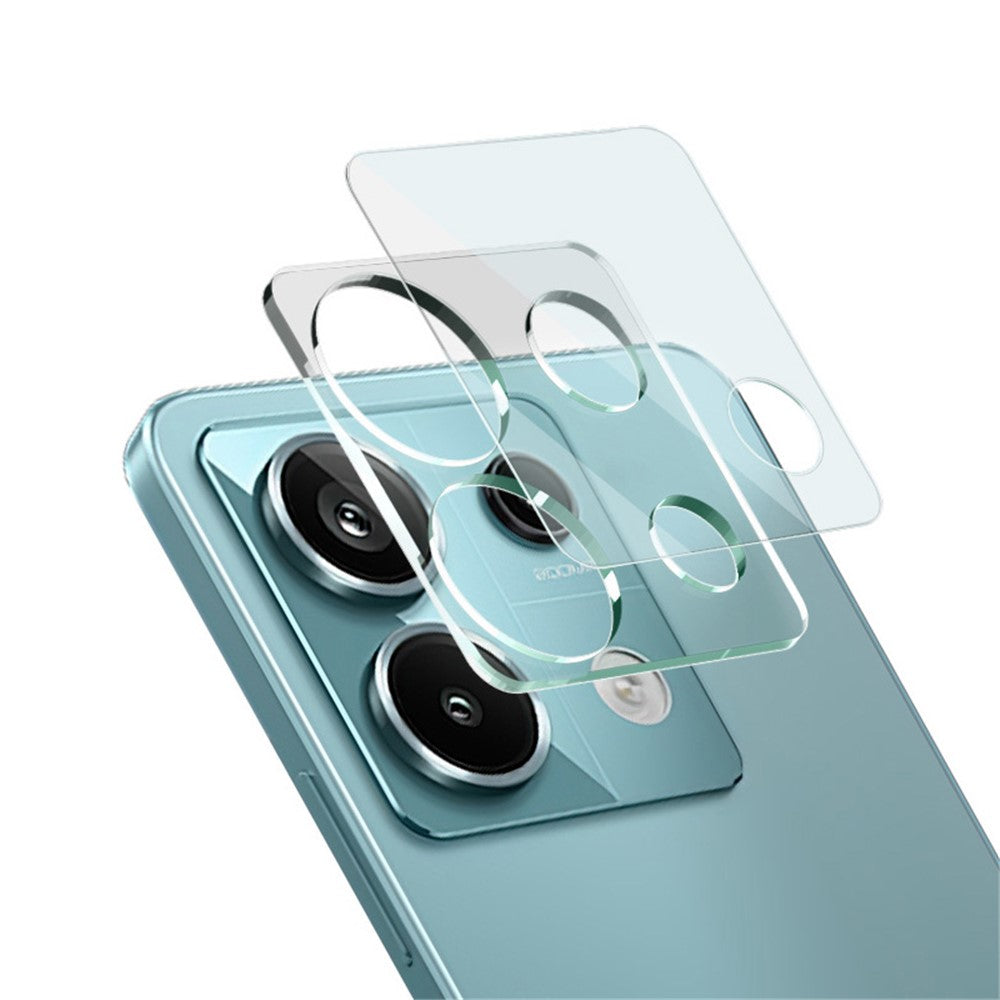 Tempered Glass Camera Lens Film+Acrylic Lens Cap IMAK For Xiaomi Redmi Note 13 Pro 5G / Poco X6 5G Lens Protector