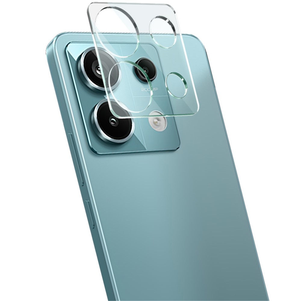 Tempered Glass Camera Lens Film+Acrylic Lens Cap IMAK For Xiaomi Redmi Note 13 Pro 5G / Poco X6 5G Lens Protector