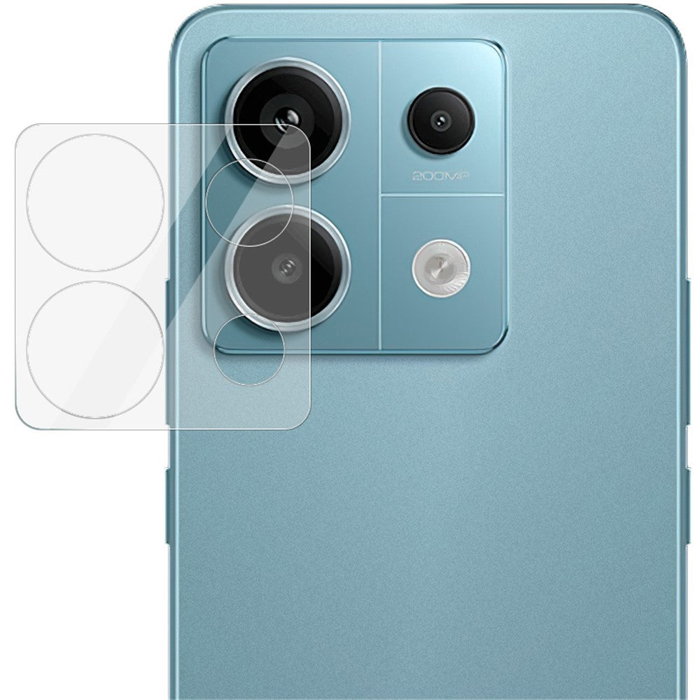 Tempered Glass Camera Lens Film+Acrylic Lens Cap IMAK For Xiaomi Redmi Note 13 Pro 5G / Poco X6 5G Lens Protector