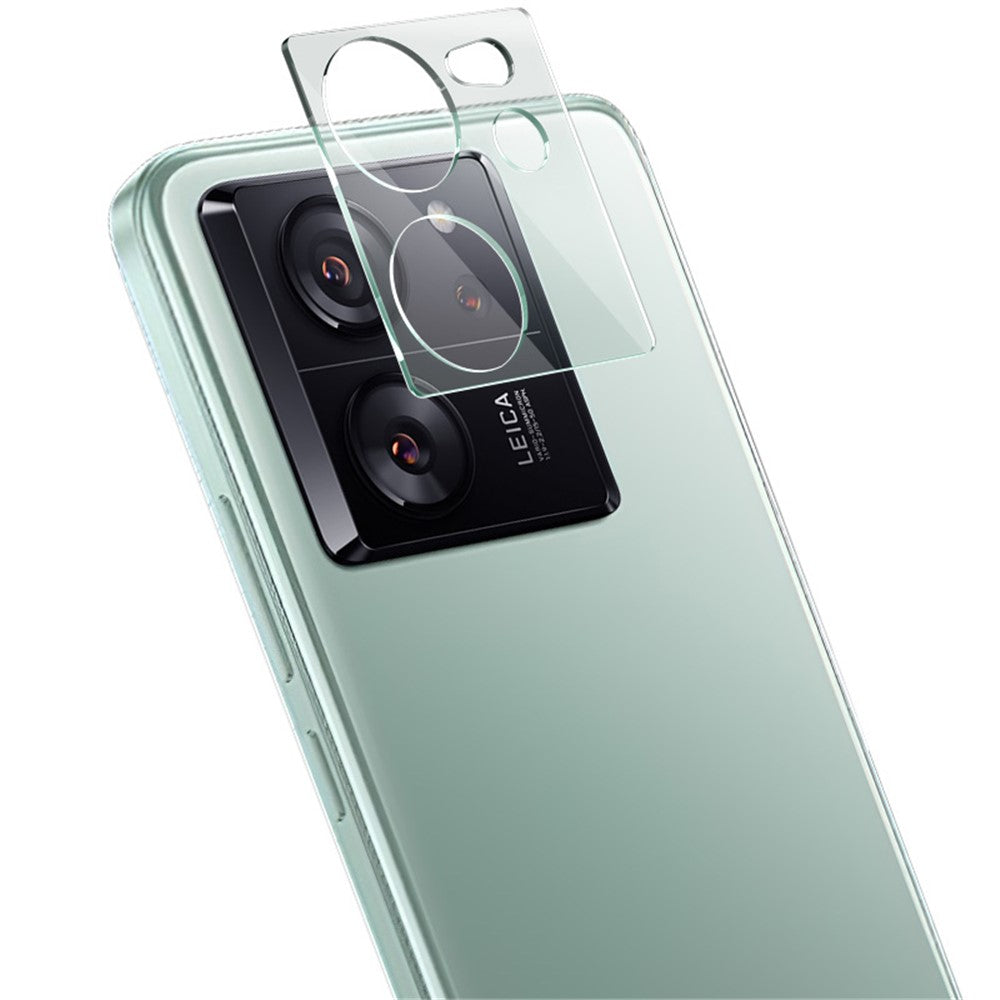 Tempered Glass Camera Lens Film+Acrylic Lens Cap IMAK For Xiaomi 13T / 13T Pro