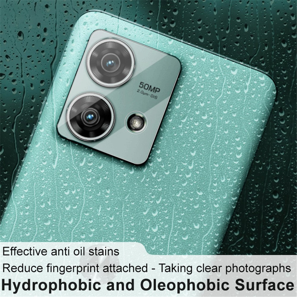 Tempered Glass Camera Lens Protector with Acrylic Lens Cap IMAK for Motorola Edge 40 Neo 5G