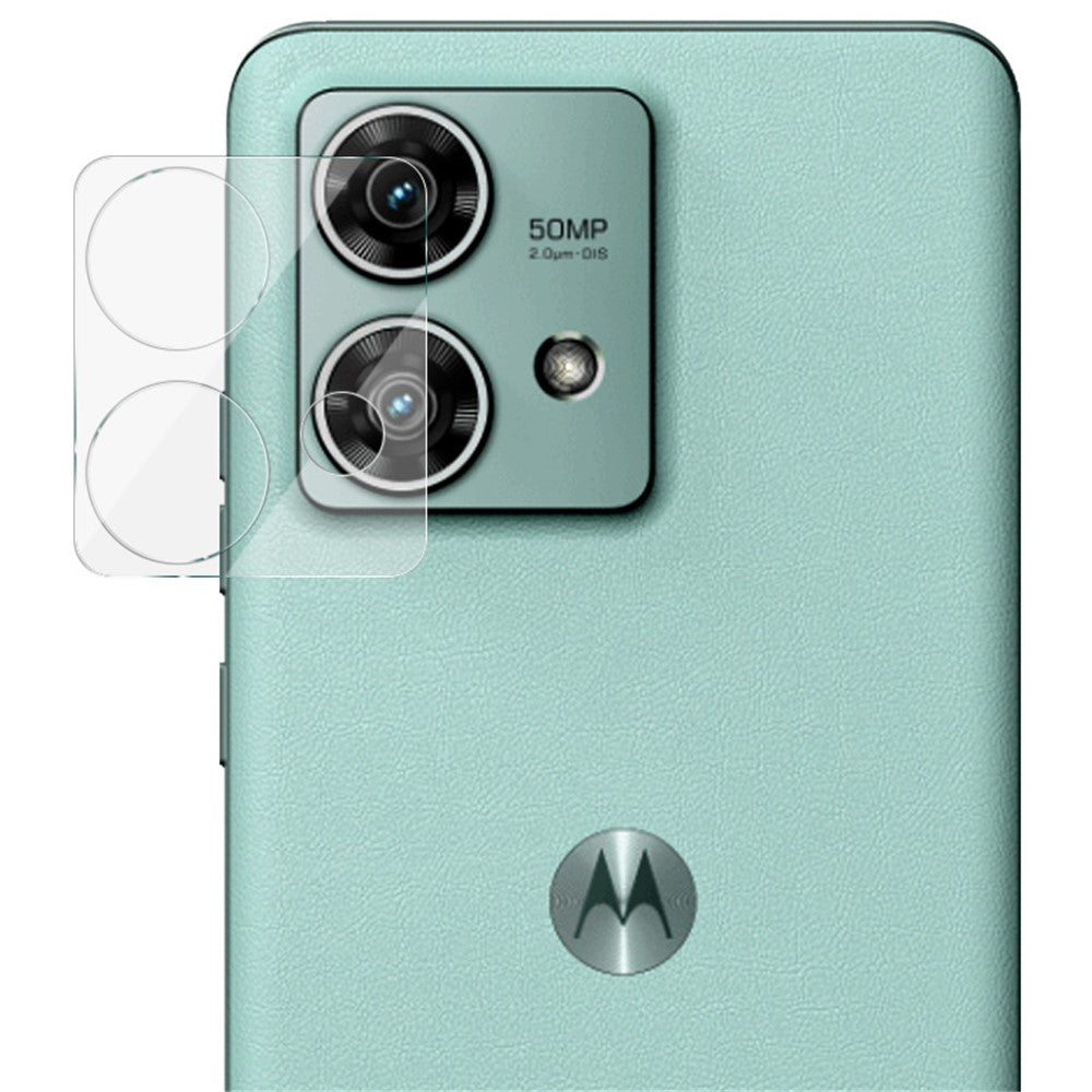 Tempered Glass Camera Lens Protector with Acrylic Lens Cap IMAK for Motorola Edge 40 Neo 5G