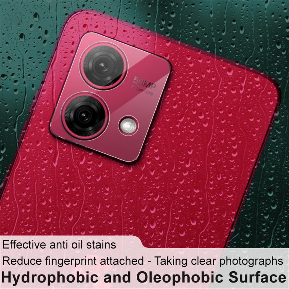 Tempered Glass Camera Lens Protector with Acrylic Lens Cap IMAK for Motorola Moto G84 5G