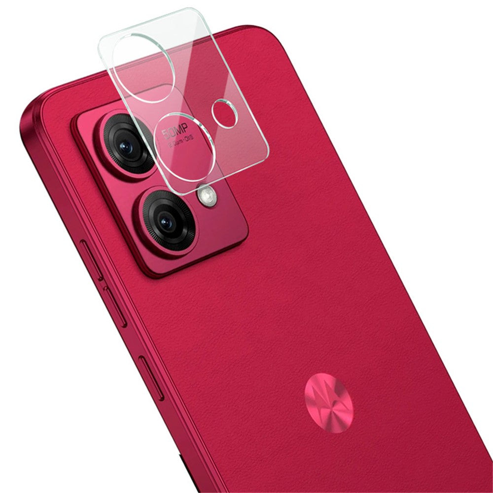 Tempered Glass Camera Lens Protector with Acrylic Lens Cap IMAK for Motorola Moto G84 5G