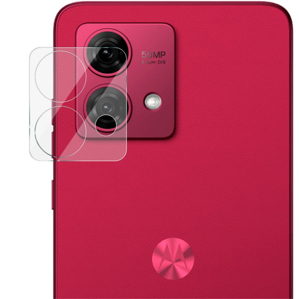 Tempered Glass Camera Lens Protector with Acrylic Lens Cap IMAK for Motorola Moto G84 5G