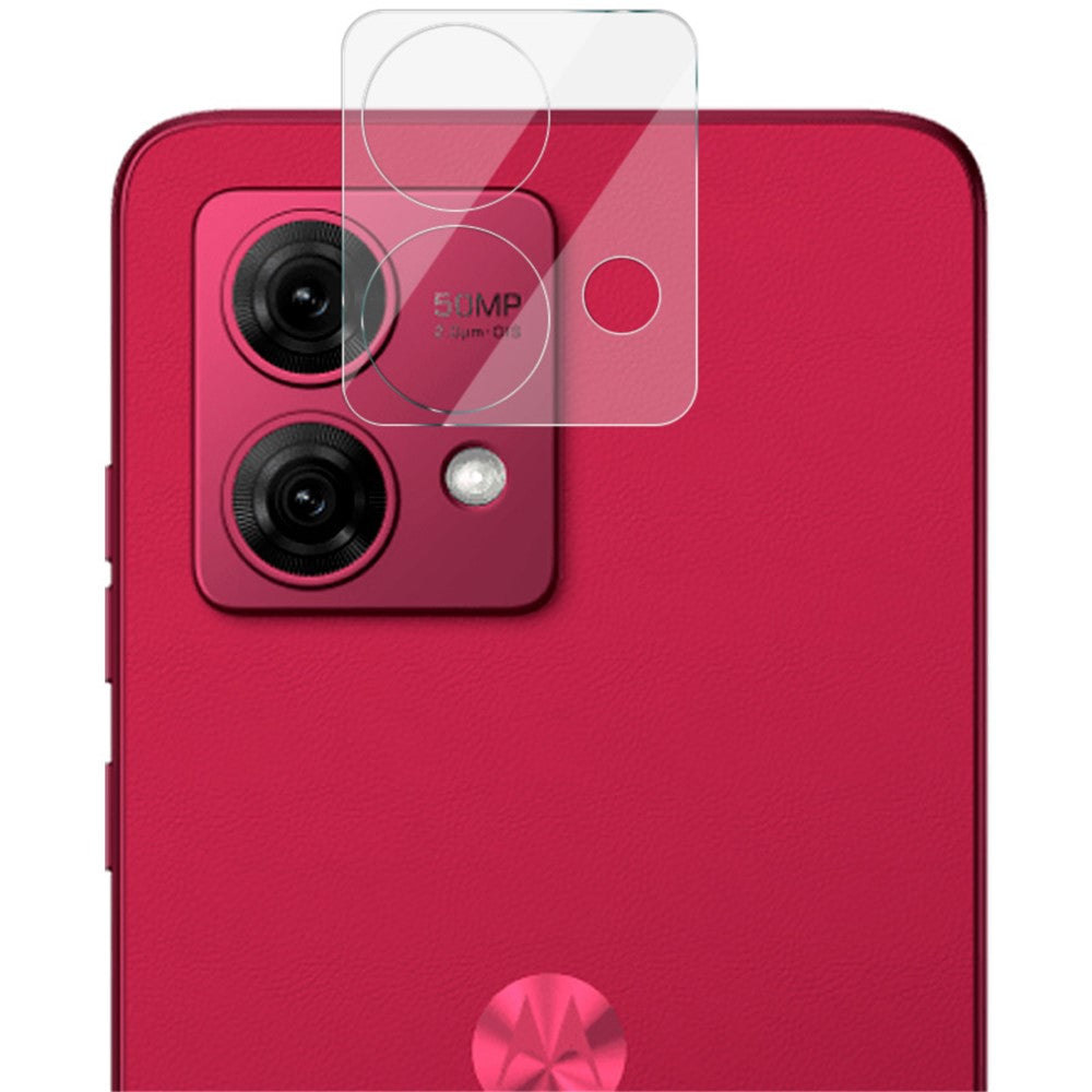 Tempered Glass Camera Lens Protector with Acrylic Lens Cap IMAK for Motorola Moto G84 5G