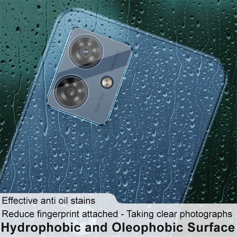 Tempered Glass Camera Lens Protector with Acrylic Lens Cap IMAK for Motorola Moto G54 5G
