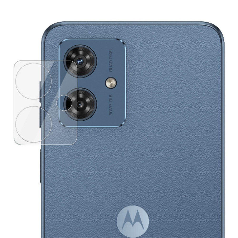 Tempered Glass Camera Lens Protector with Acrylic Lens Cap IMAK for Motorola Moto G54 5G